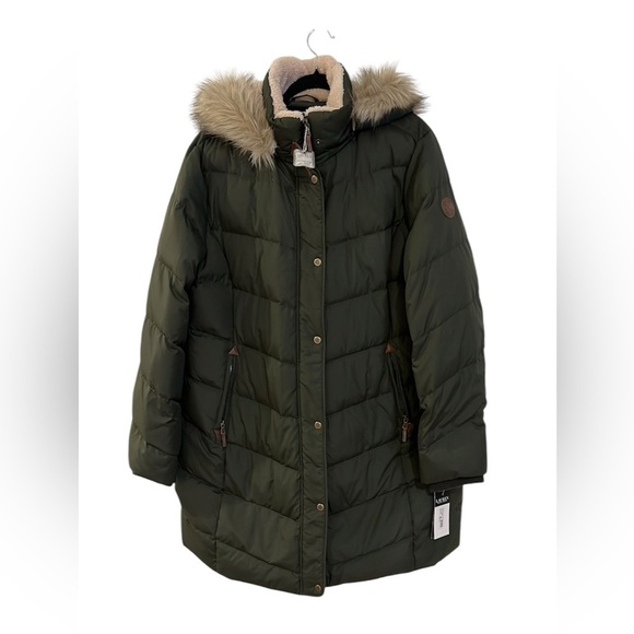 Lauren Ralph Lauren
Plus Size Faux-Fur-Trim Hooded Puffer Coat - Picture 2 of 4